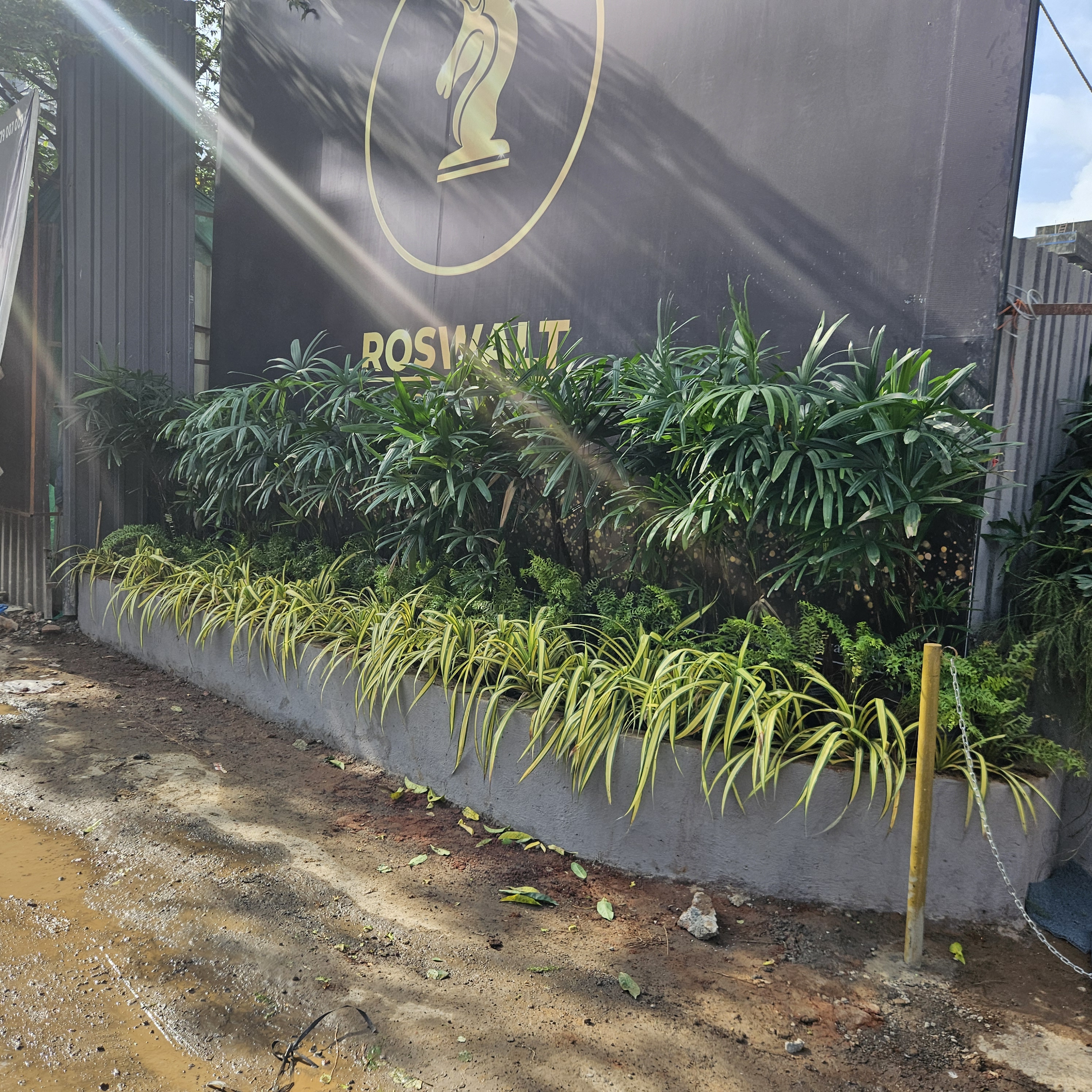 Premium landscape and garden development at Roswalt zaiden residential project